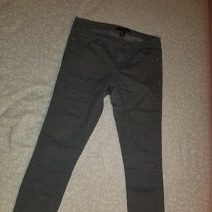 Gray skinny jeans